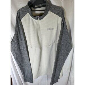 RAWGEAR Pullover Athletic Training Top Half Zip, Gray White, Size L,‎ NWT